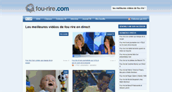 Desktop Screenshot of fou-rire.com